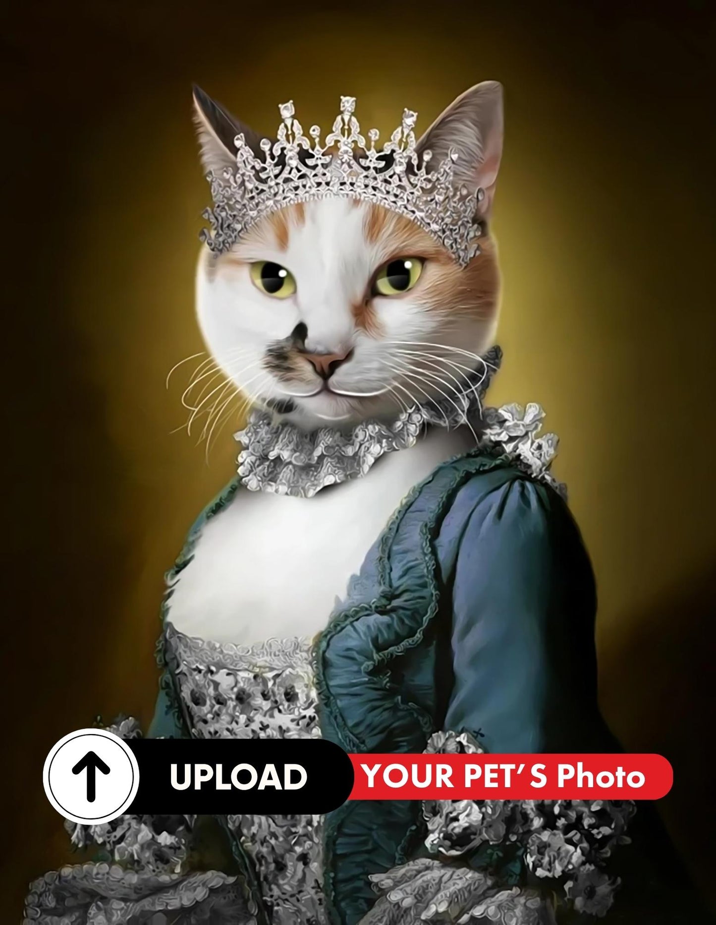 The Paw-ssionate Painter - Customized Pet Portrait (Digital) - Gifts for Pet Lovers