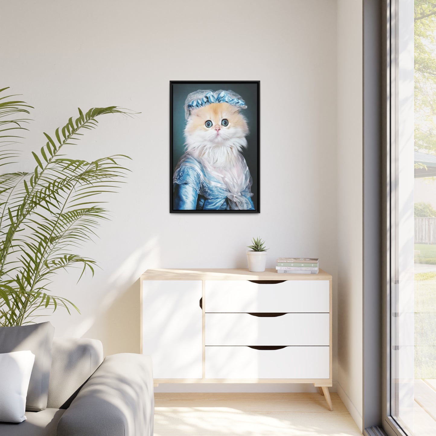 Mew-sical Maestro - Customized Pet Portrait