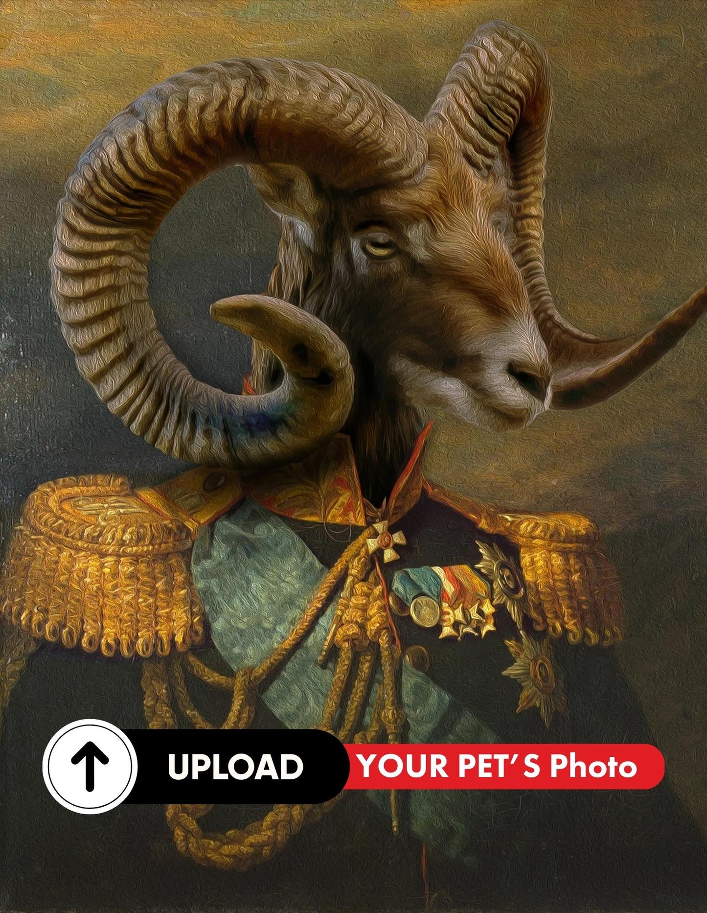 Fur-tistic Portrait - Customized Pet Portrait (Digital) - Gifts for Pet Lovers