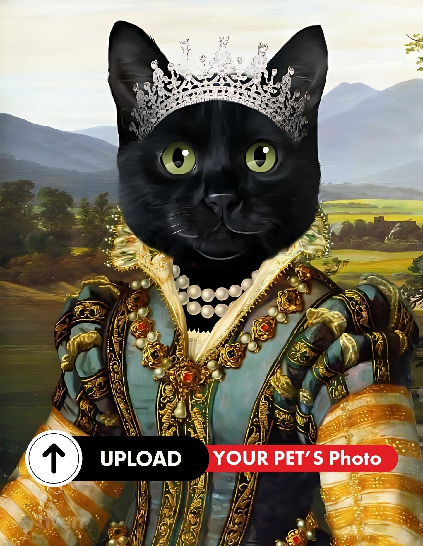 A-Mews-ing Artistry - Customized Pet Portrait (Digital) - Gifts for Pet Lovers