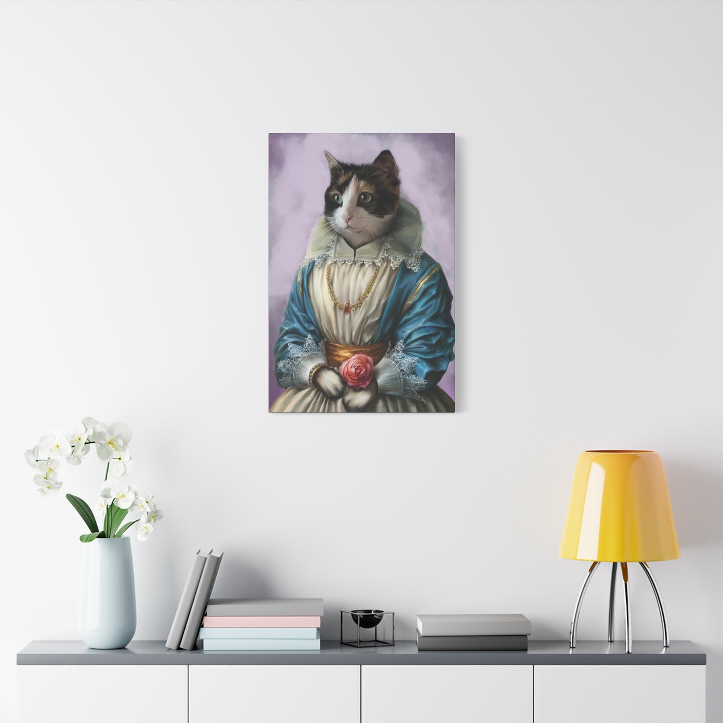 Whisker Wizard - Customized Pet Portrait Canvas