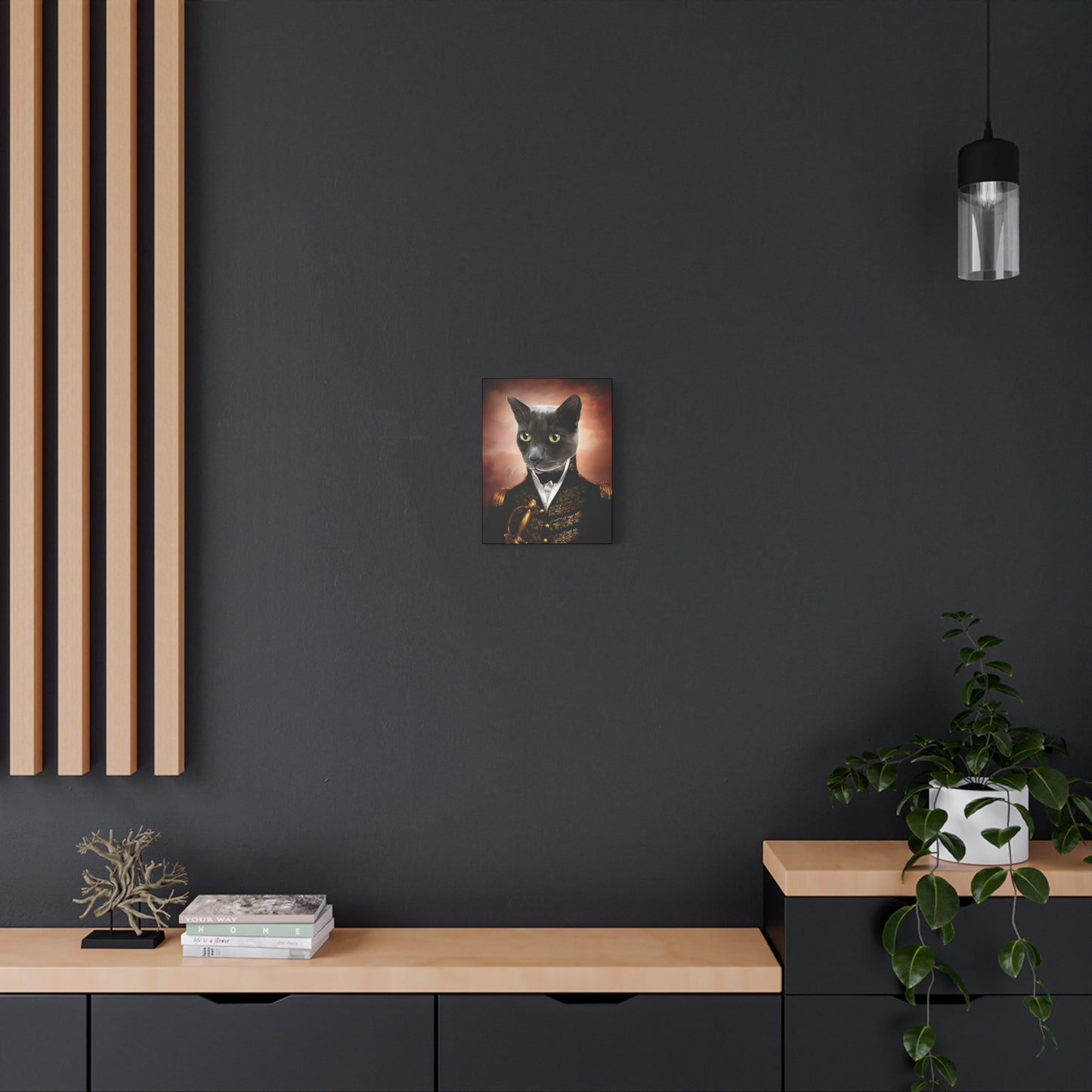 Purrfectly Posed - Customized Pet Portrait Canvas