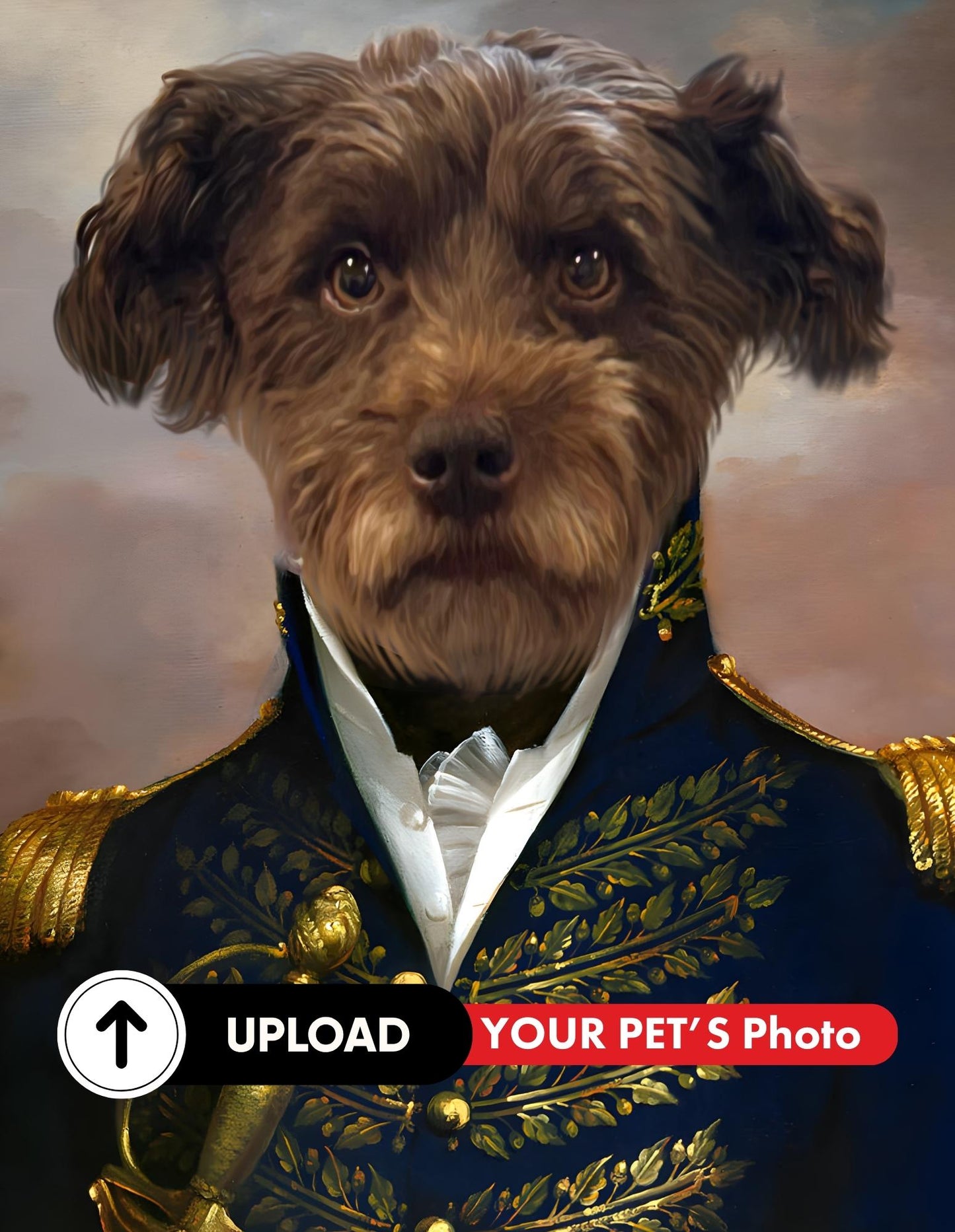 The Art of Barking - Customized Pet Portrait (Digital) - Gifts for Pet Lovers