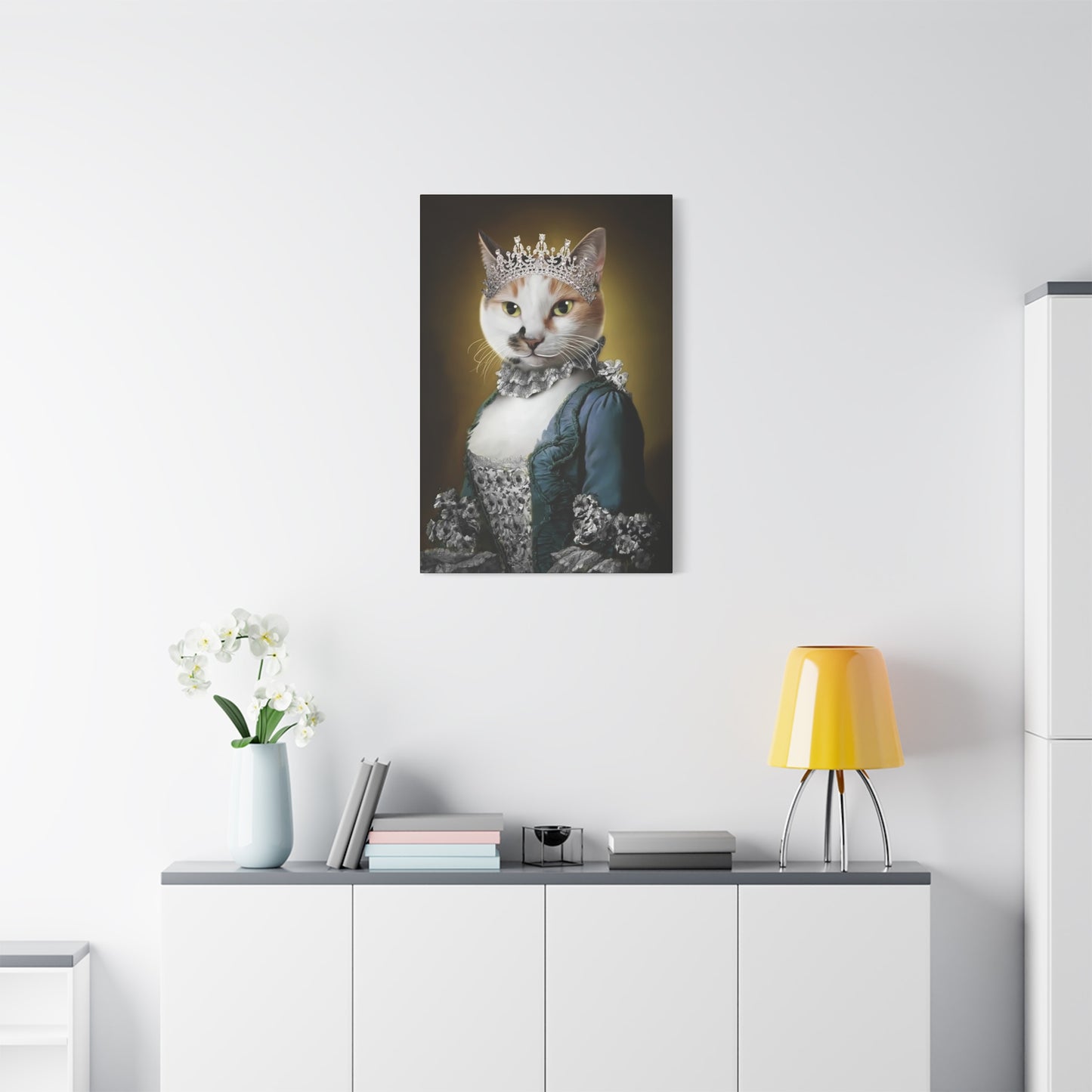 The Paw-ssionate Painter - Customized Pet Portrait Canvas
