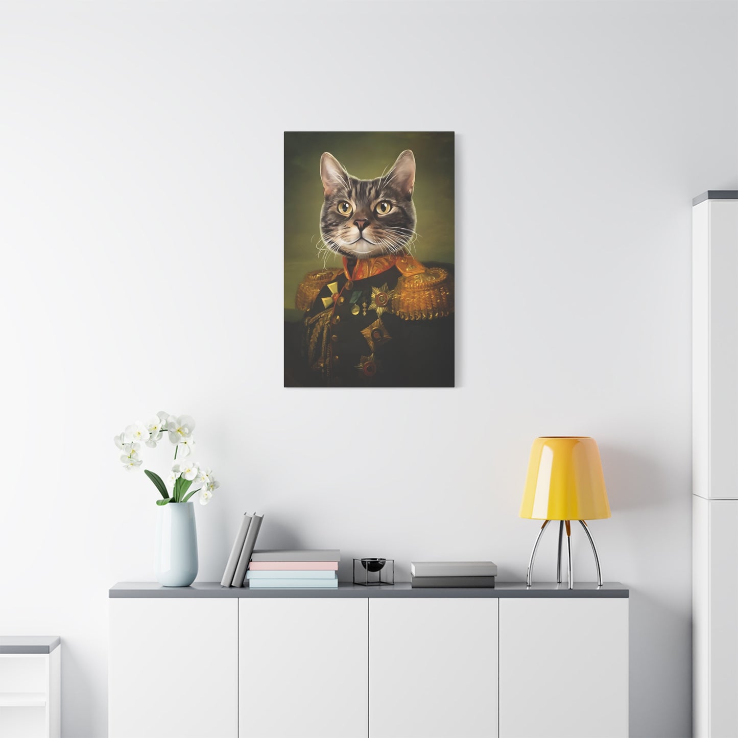 Masterpiece Meow-ker - Customized Pet Portrait Canvas