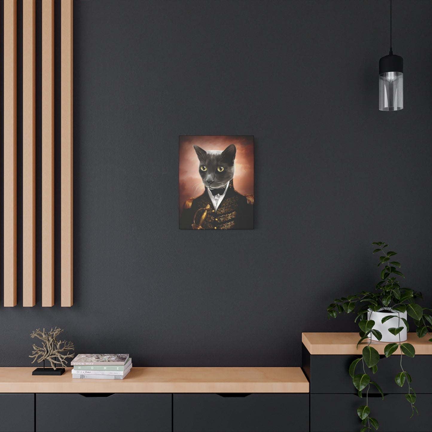 Purrfectly Posed - Customized Pet Portrait Canvas