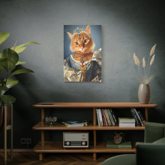 Meow-gnificent Masterpiece - Customized Pet Portrait Canvas