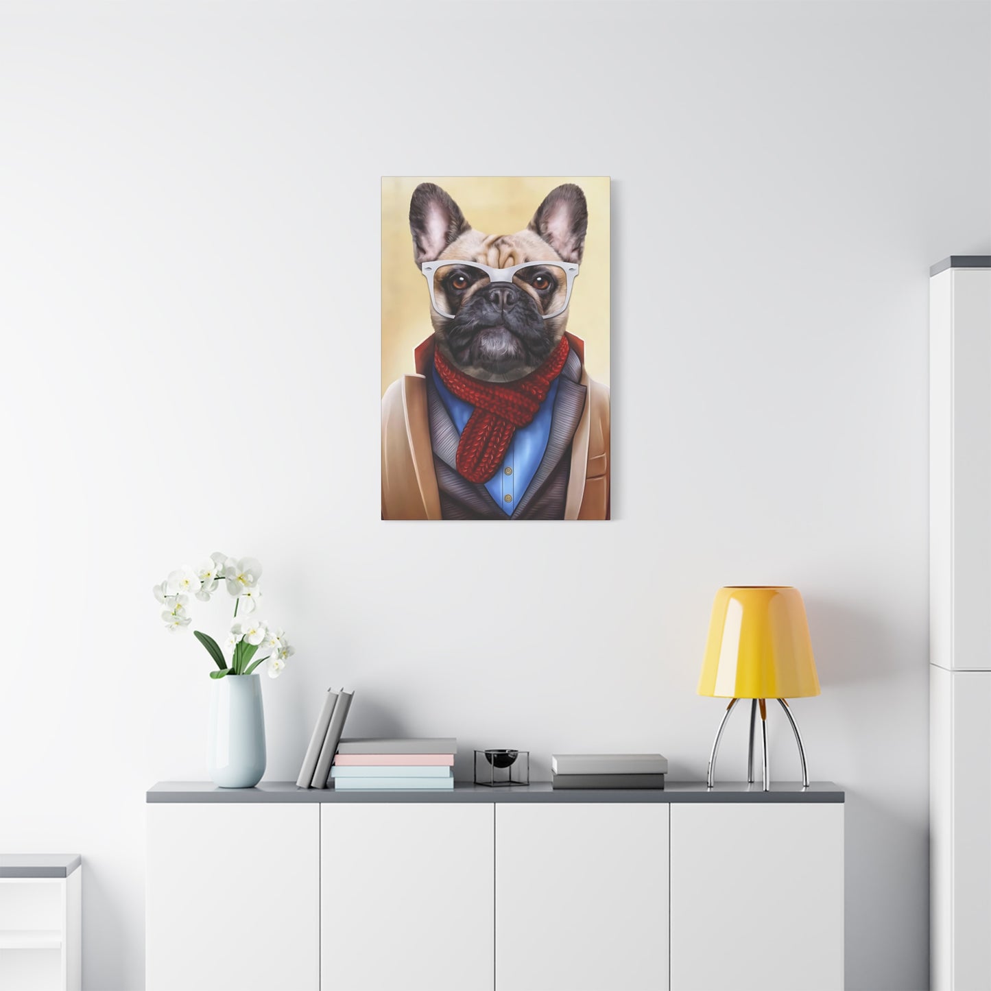 The Barkitect  - Customized Pet Portrait Canvas