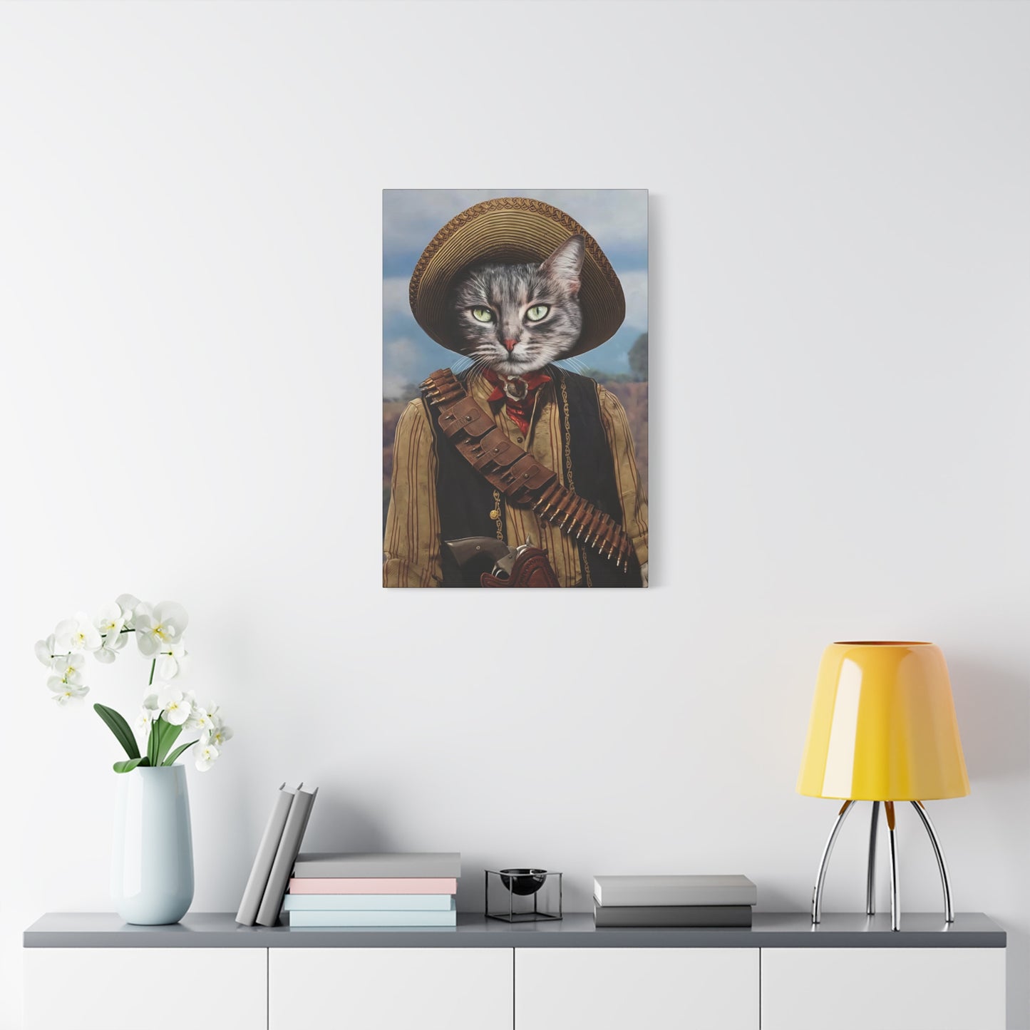 The Whisker Whisperer  - Customized Pet Portrait Canvas