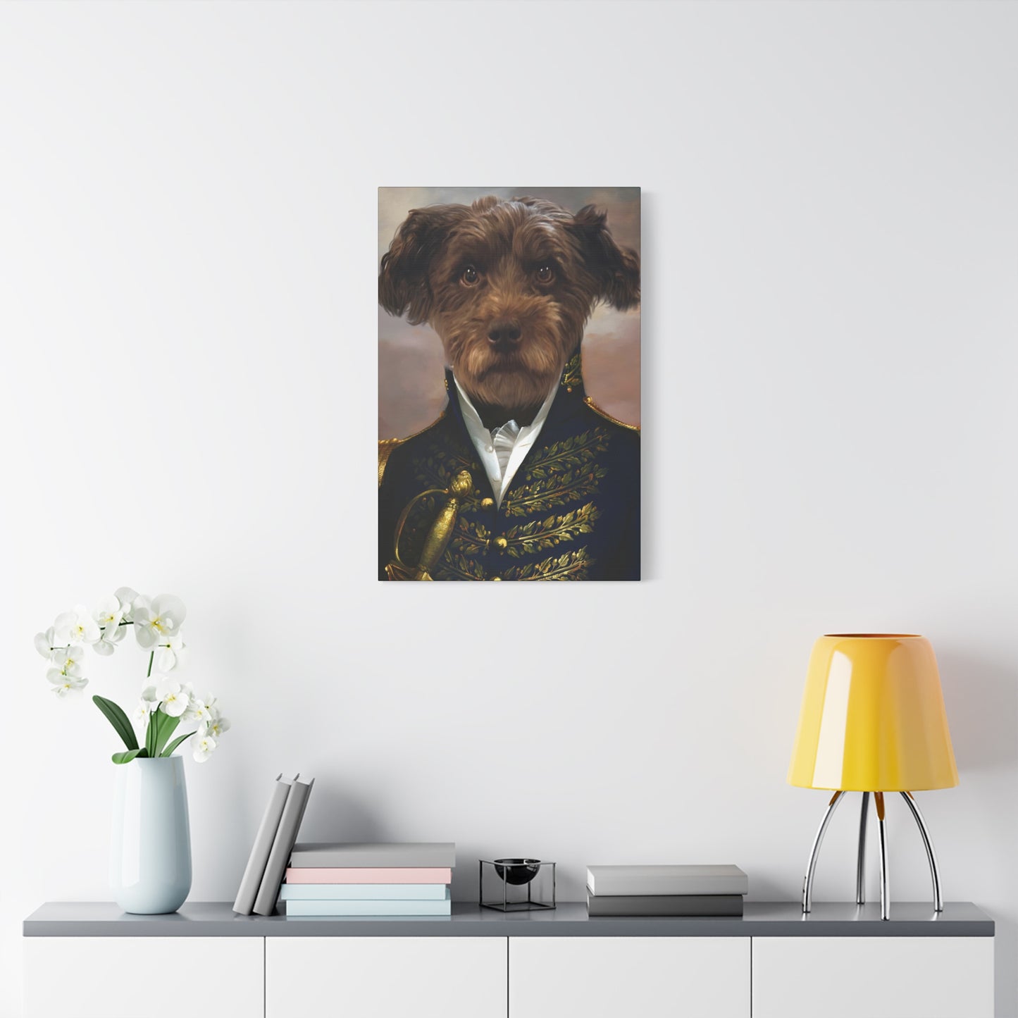 The Art of Barking - Customized Pet Portrait Canvas