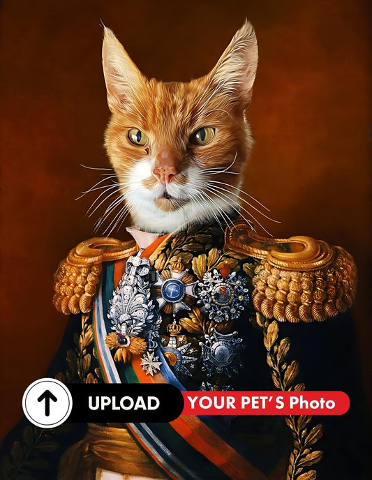 Purr-fectionist - Customized Pet Portrait  (Digital)  - Gifts for Pet Lovers