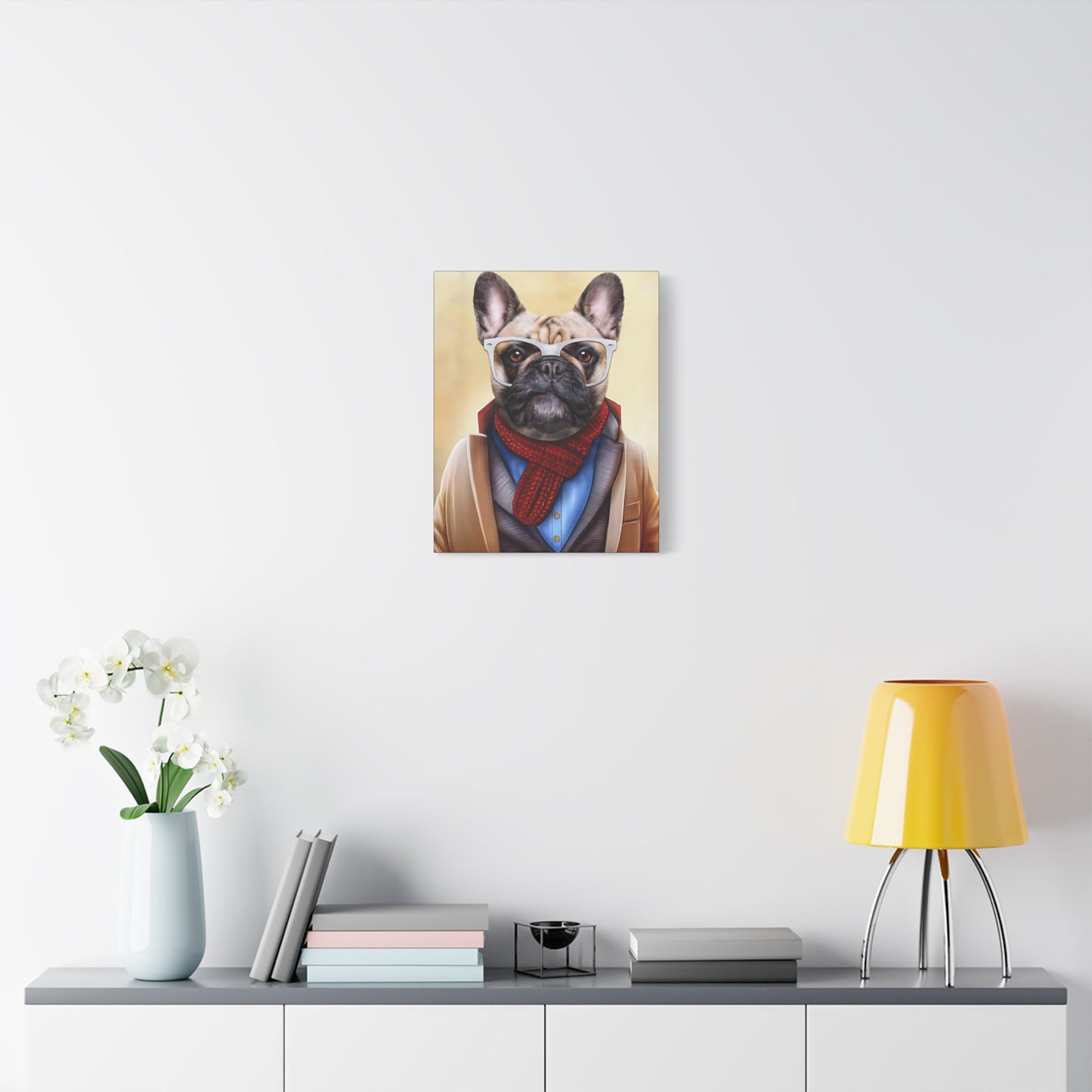 The Barkitect  - Customized Pet Portrait Canvas