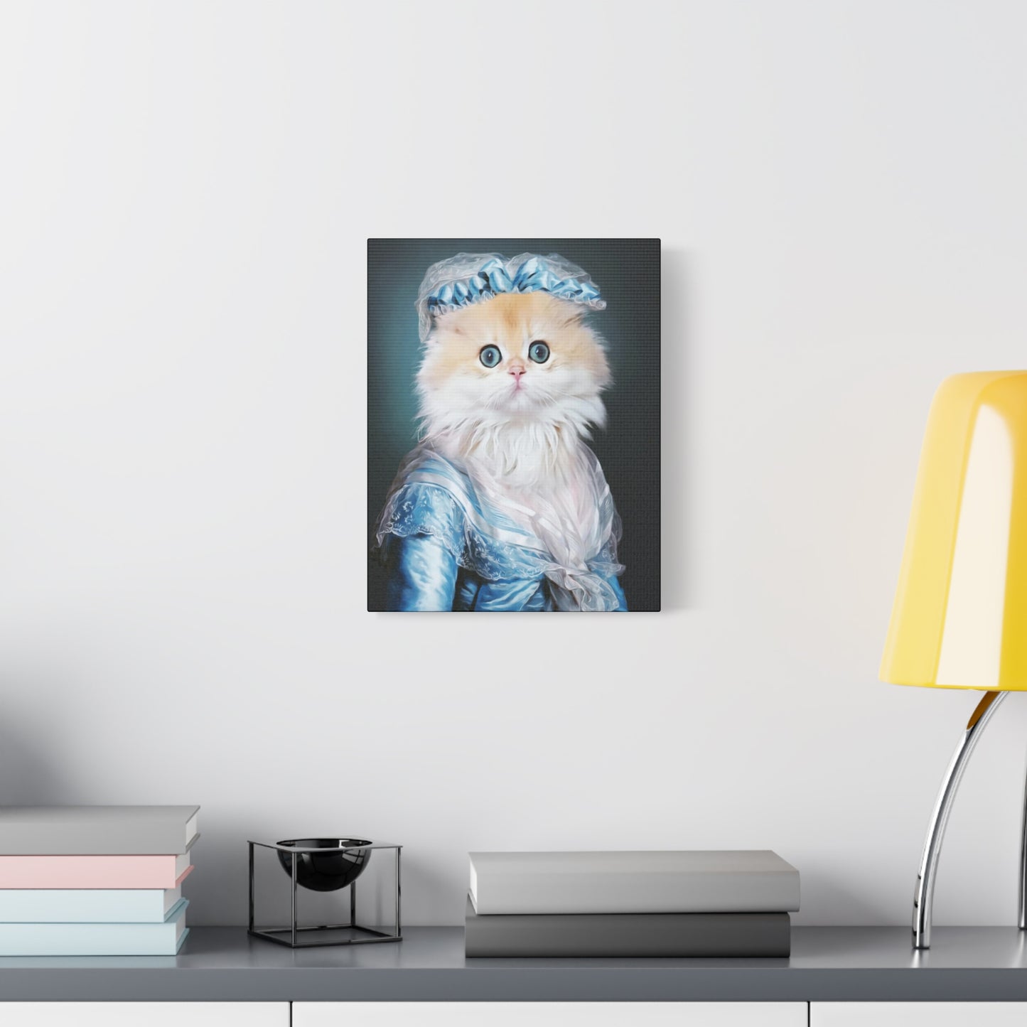 Mew-sical Maestro - Customized Pet Portrait Canvas