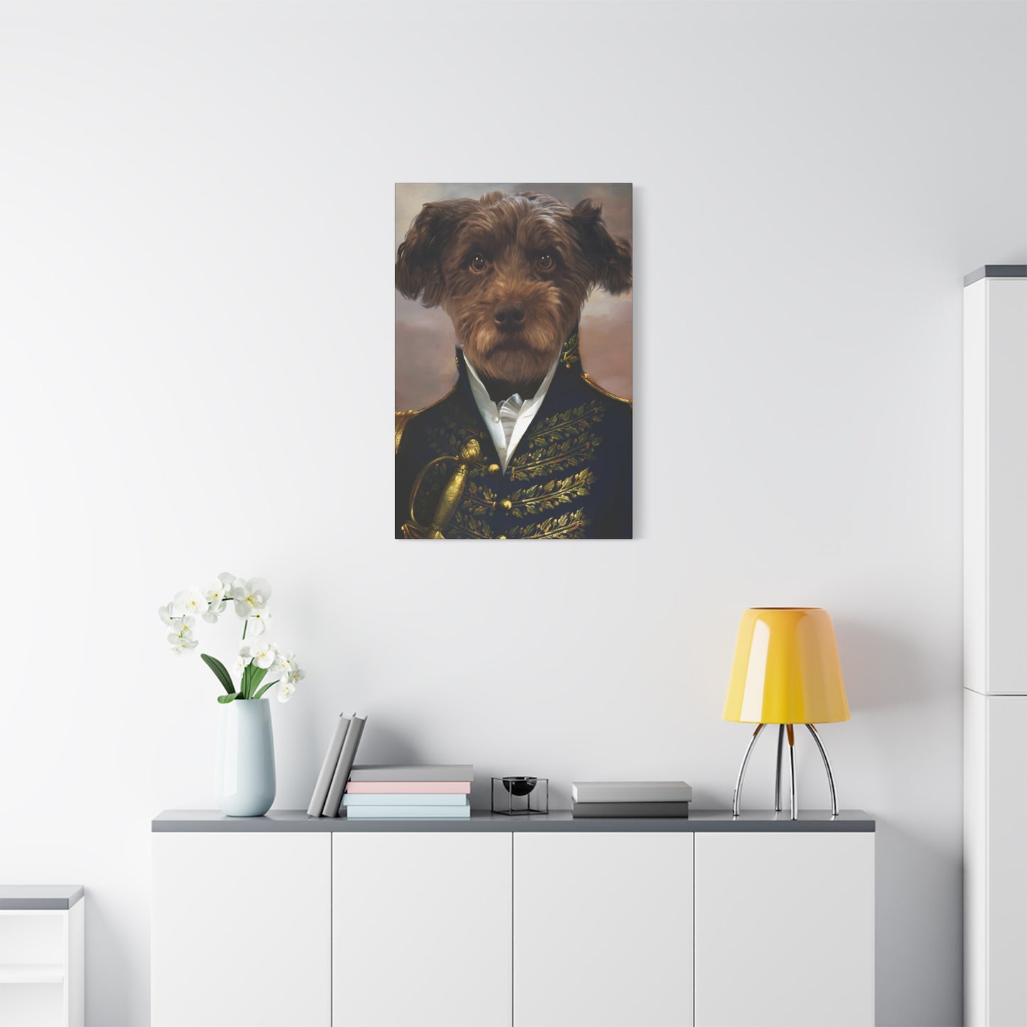 The Art of Barking - Customized Pet Portrait Canvas