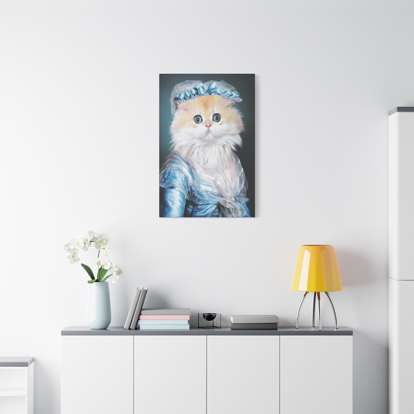 Mew-sical Maestro - Customized Pet Portrait Canvas