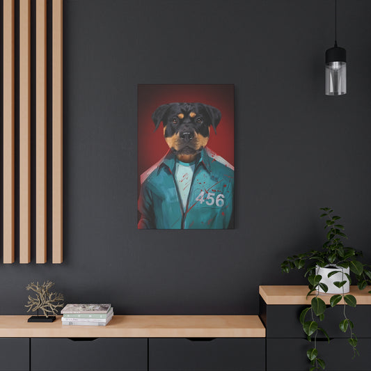 The Cat-astrophe Connoisseur - Customized Pet Portrait Canvas