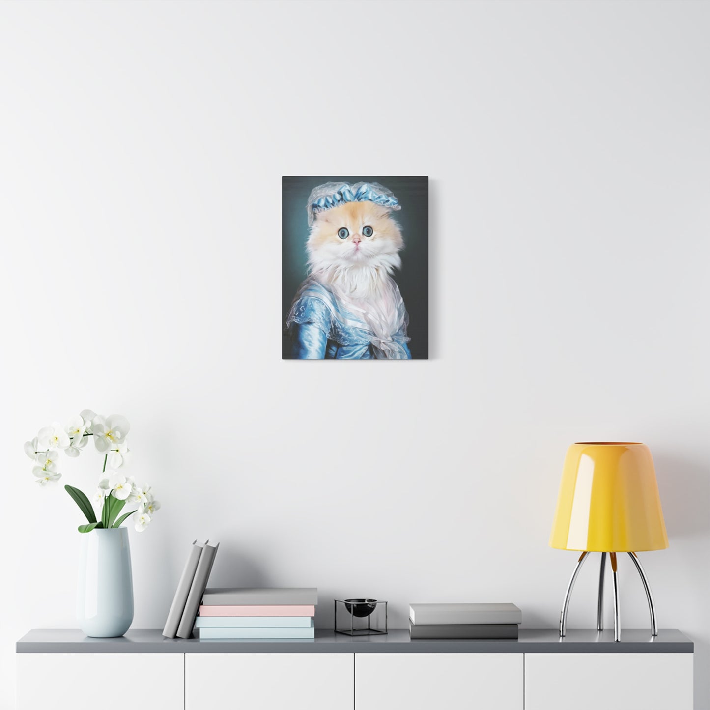 Mew-sical Maestro - Customized Pet Portrait Canvas