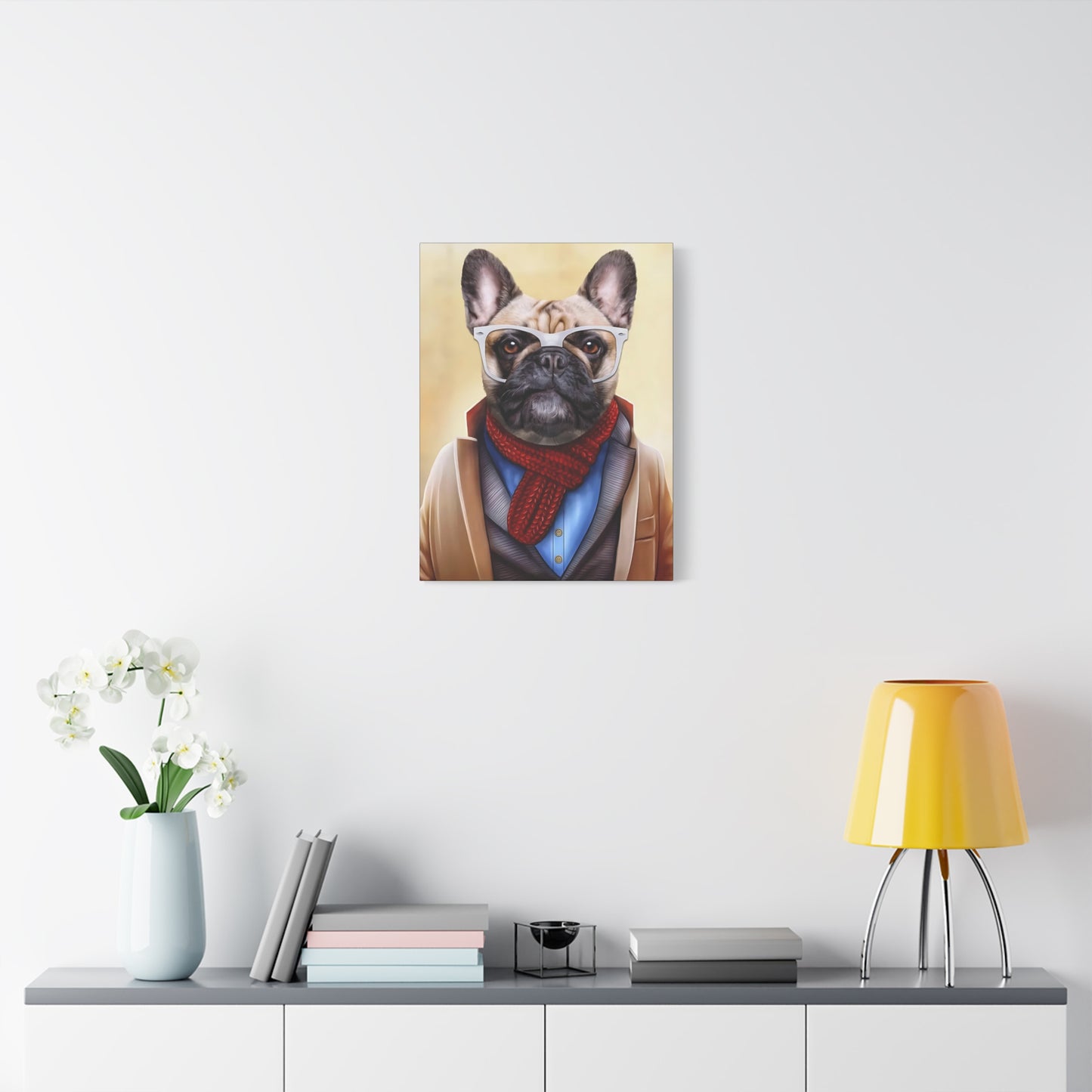 The Barkitect  - Customized Pet Portrait Canvas