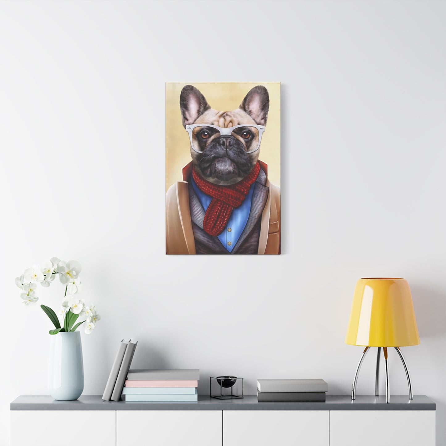 The Barkitect  - Customized Pet Portrait Canvas