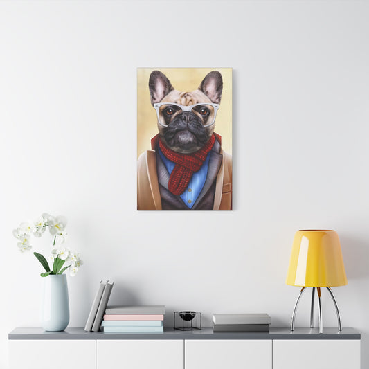 The Barkitect  - Customized Pet Portrait Canvas