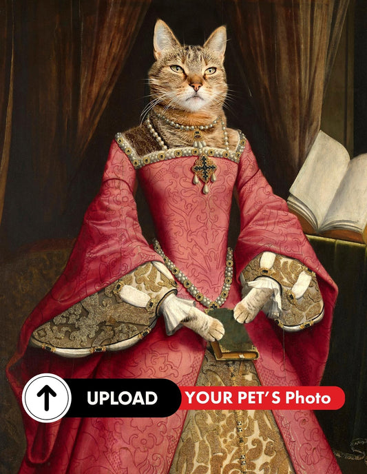 Cat-tastic - Customized Pet Portrait  (Digital)  - Gifts for Pet Lovers