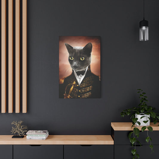 Purrfectly Posed - Customized Pet Portrait Canvas