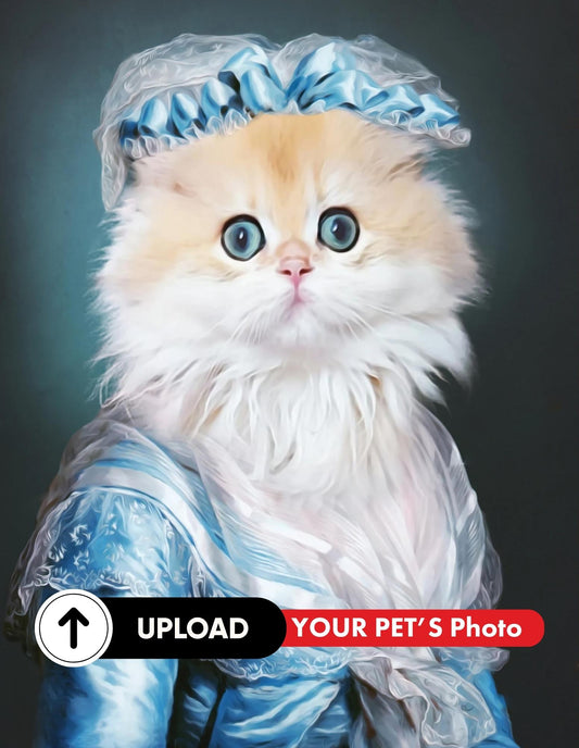 Mew-sical Maestro - Customized Pet Portrait  (Digital)  - Gifts for Pet Lovers